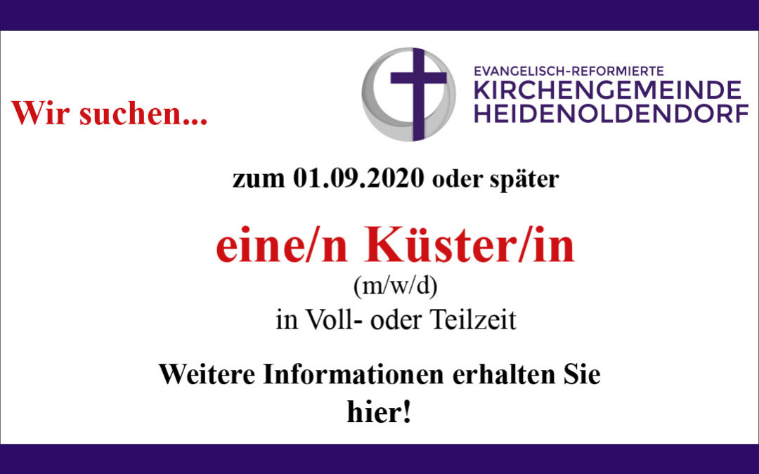 Küster/in gesucht!