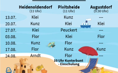 Ab jetzt: Sommerkirche