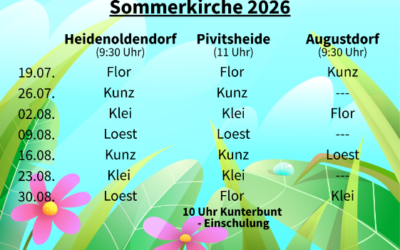 Sommerkirche 2026